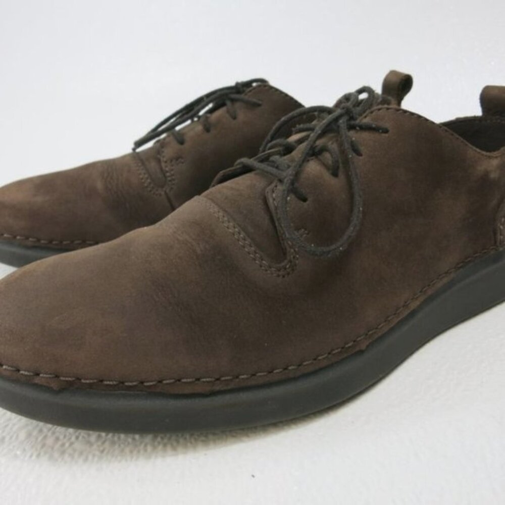 Clarks Active Air Dirty Nubuck Leather Oxfords Shoes Casual Footwear Mens Sz 8 - Picture 7 of 7